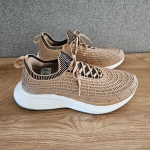 APL Techloom Zipline Running Sneakers Tan Women Size 9.5